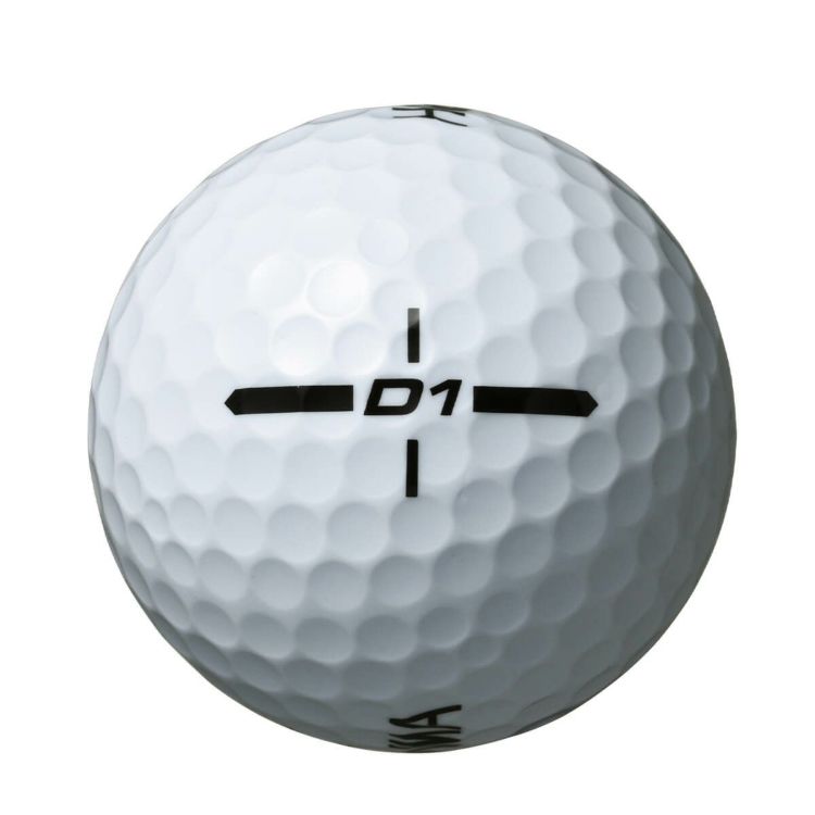 本間ゴルフ D1 2024年モデル ゴルフボール 1ダース（12球入り） ホワイト | 【公式】有賀園ゴルフオンラインAGO