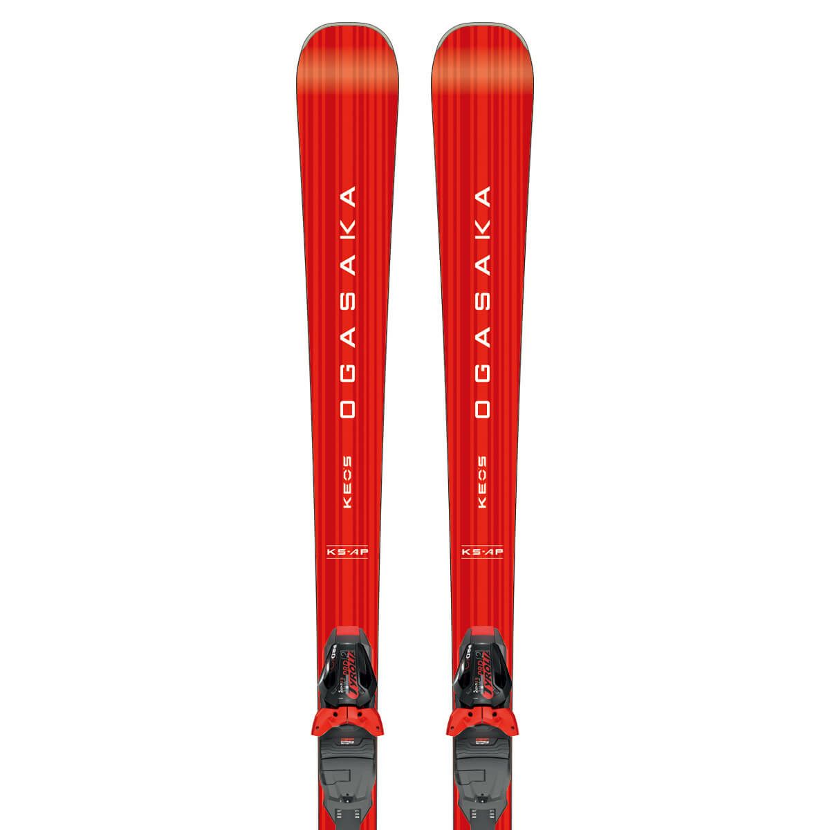 オガサカ OGASAKA　KS-AP/RD+PRD12GW ケイエス エーピー/レッド+PRD12GW　スキー板 ビンディングセット 2024-2025 詳細1