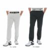 デサントゴルフ DESCENTE GOLF　メンズ ロゴデザイン CoolistD-Tec ストレッチ ロングパンツ DGMXJD12　2024年モデル[裾上げ対応1●]