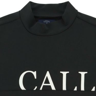 キャロウェイ Callaway　メンズ ロゴプリント スムース ストレッチ 半袖 モックネックシャツ C23234101　2023年モデル 詳細5