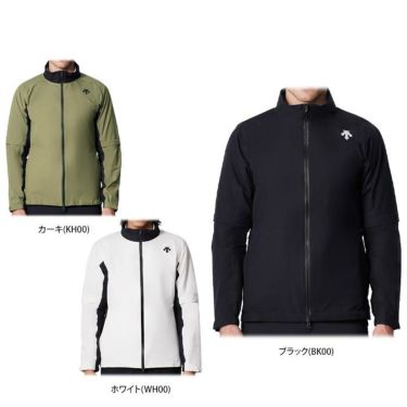 デサントゴルフ DESCENTE GOLF　メンズ レインジャケット ストレッチ 収納袋付き 長袖 フルジップ DGMXJF00　2024年モデル 詳細1