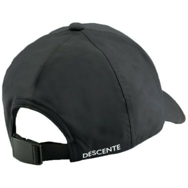 デサントゴルフ DESCENTE GOLF　メンズ ロゴプリント レインキャップ DGBXJC30 BK00 ブラック　2024年モデル 詳細1