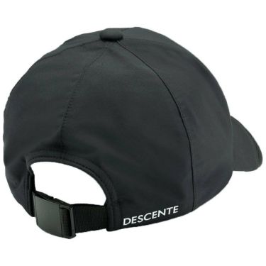 デサントゴルフ DESCENTE GOLF　レディース ロゴプリント レインキャップ DGCXJC30 BK00 ブラック　2024年モデル 詳細1