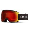 スミス SMITH　SQUAD スカッド BLACK / CP PRO PHOTOCHROMIC RED MIRROR　スキーゴーグル 2024-2025 BLACK 