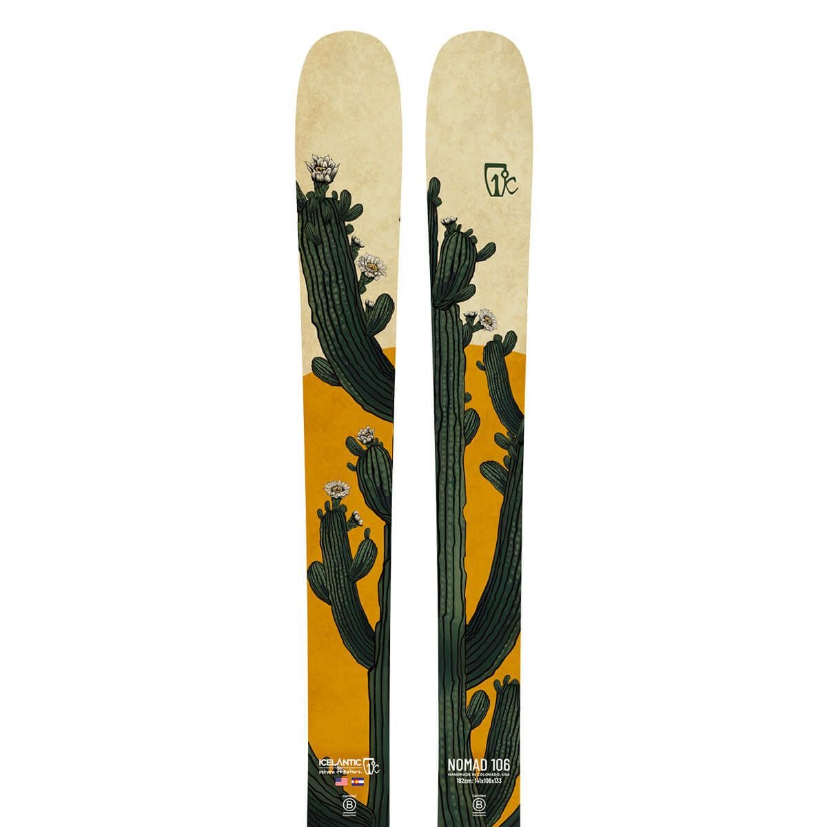 アイスランティック ICELANTIC NOMAD 100 ノマド100 スキー板 単品 