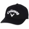 キャロウェイ Callaway　メンズ 立体刺繍ロゴ ベーシック コットンツイル キャップ C23990104 1010 ブラック　2023年モデル ブラック（1010）