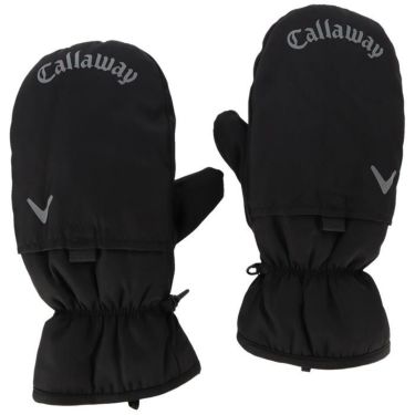 キャロウェイ Callaway　メンズ カイロポケット付き ミトン C23298106 1010 ブラック　2023年モデル ブラック（1010）