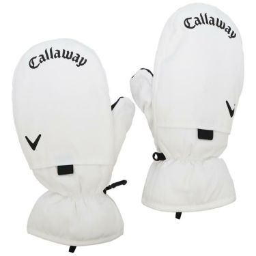 キャロウェイ Callaway　メンズ カイロポケット付き ミトン C23298106 1030 ホワイト　2023年モデル ホワイト（1030）