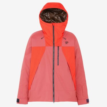 ゴールドウイン GOLDWIN　スキーウェア ツートンカラー フーデット ジャケット 2-tone Color Hooded Jacket G13303 2024-2025 MINERAL RED