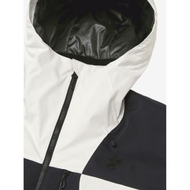 ゴールドウイン GOLDWIN　スキーウェア ツートンカラー フーデット ジャケット 2-tone Color Hooded Jacket G13303 2024-2025 BLACK×WHITE 詳細2