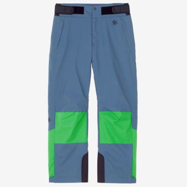 ゴールドウイン GOLDWIN　スキーウェア ツートンカラー ワイド パンツ 2-tone Color Wide Pants G33355A 2024-2025 NAVY BLUE×BRIGHT GREEN