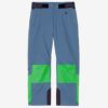 ゴールドウイン GOLDWIN　スキーウェア ツートンカラー ワイド パンツ 2-tone Color Wide Pants G33355A 2024-2025 NAVY BLUE×BRIGHT GREEN