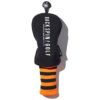 バックスピンゴルフ BACK SPIN! GOLF　コーデュラ ボーダー ユーティリティ用 ヘッドカバー BSBD01H514 ブラック/オレンジ　2024年モデル ブラック/オレンジ（BK/OR）