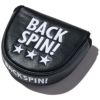 バックスピンゴルフ BACK SPIN! GOLF　マレットタイプ パターカバー BSBD01H511 BK ブラック　2024年モデル ブラック（BK）