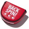 バックスピンゴルフ BACK SPIN! GOLF　マレットタイプ パターカバー BSBD01H511 RD レッド　2024年モデル レッド（RD）