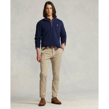 POLO GOLF　メンズ クラシック ウォーターリペラント テリー スウェット 長袖 ハーフジップシャツ MNPOKNI16822256　2023年モデル 詳細1