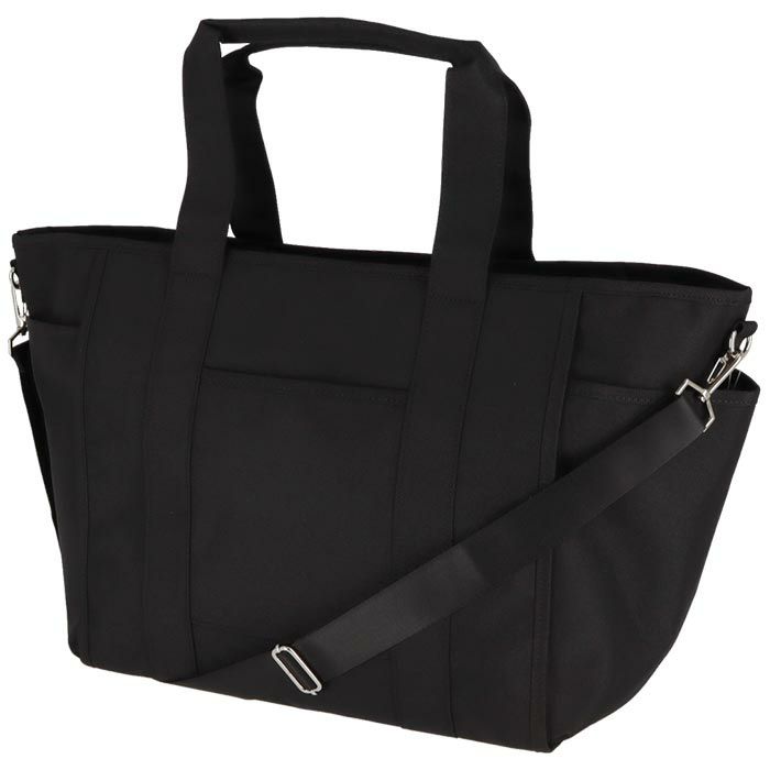 ジャックバニー Jack Bunny!!　 ロゴデザイン ショルダーストラップ付き トートバッグ 262-4981700 010 ブラック　2024年モデル 詳細1