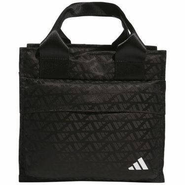 アディダス adidas　モノグラム柄 ラウンド トートバッグ JTY28 IS6559 ブラック/ホワイト　2024年モデル ブラック/ホワイト（IS6559）