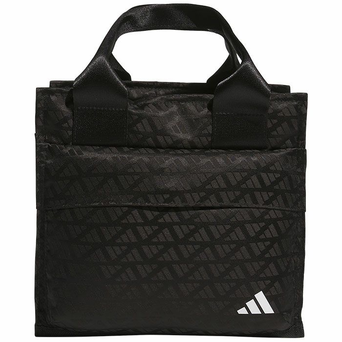 アディダス adidas　モノグラム柄 ラウンド トートバッグ JTY28 IS6559 ブラック/ホワイト　2024年モデル ブラック/ホワイト（IS6559）