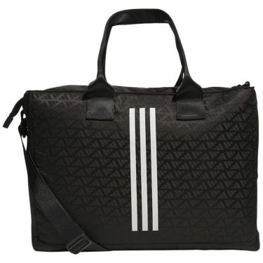 アディダス adidas　シューズケース付き モノグラム柄 トートバッグ JTY30 IS6557 ブラック/ホワイト　2024年モデル 詳細1