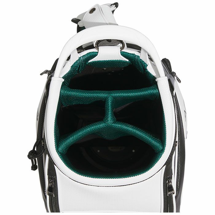 アディダス adidas　メンズ スリーバー ダイナミック キャディバッグ MMT77 IT3191 ホワイト/カレッジグリーン/ブラック　2024年モデル 詳細2