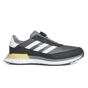 アディダス adidas　S2G SL BOA 24 メンズ スパイクレス ゴルフシューズ ID8702　2024年モデル グレー/ホワイト/ブラック