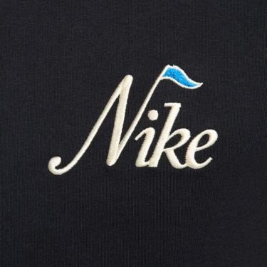 ナイキ NIKE　メンズ ゴルフモチーフ ロゴ刺繍 半袖 Tシャツ FV8429 010 ブラック　2024年モデル 詳細3