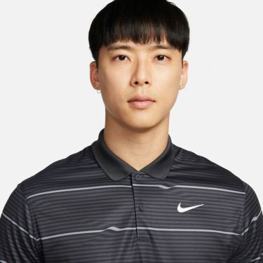 ナイキ NIKE　メンズ Dri-FIT ビクトリー 半袖 ポロシャツ FD5830 010 ブラック/ダークスモークグレー/ホワイト　2024年モデル 詳細2