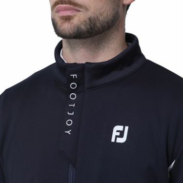 フットジョイ FootJoy　メンズ 防風 ラインデザイン 裏フリース ストレッチ 長袖 ボンディング フルジップ ジャケット FJ-F23-O04　2023年モデル 詳細5