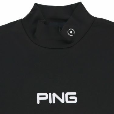 ピン PING　メンズ UVカット メッセージプリント ストレッチ 長袖 ハイネックシャツ 621-3269903　2023年モデル 詳細3