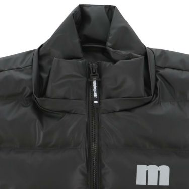 マンシングウェア Munsingwear　メンズ 防風 生地切替 着脱可能フード付き 中綿 ハイネック ベスト MEMWJK50　2023年モデル 詳細5