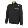 マンシングウェア Munsingwear　メンズ ENVOY 防風 ロゴライン 長袖 フルジップ ニット ジャケット MEMWJL01　2023年モデル ブラック（BK00）