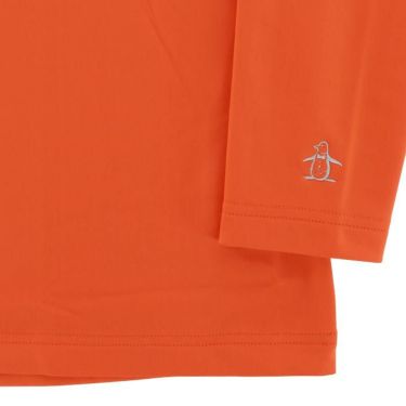 マンシングウェア Munsingwear　メンズ 配色切替 UVカット 裏起毛 長袖 ハーフジップシャツ MGMWJB08　2023年モデル 詳細6