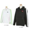 マンシングウェア Munsingwear　レディース ENVOY 配色切替 ダンボール素材 ストレッチ 長袖 ハーフジップ フーディー MEWWJL50　2023年モデル