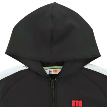 マンシングウェア Munsingwear　レディース ENVOY 配色切替 ダンボール素材 ストレッチ 長袖 ハーフジップ フーディー MEWWJL50　2023年モデル 詳細3