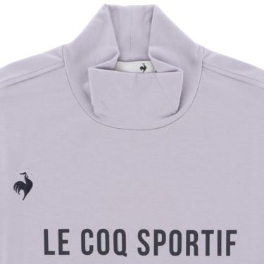 ルコック Le coq sportif　メンズ ロゴデザイン ストレッチ 長袖 モックネックシャツ QGMWJB12　2023年モデル 詳細6