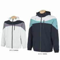 ルコック Le coq sportif　メンズ 撥水 防風 配色切替 裏地付き 長袖 フード付き フルジップ ブルゾン QGMWJK05　2023年モデル