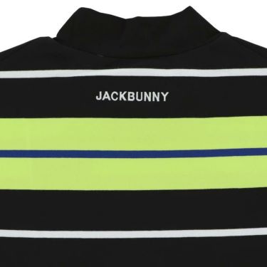 ジャックバニー Jack Bunny!!　メンズ マルチボーダー柄 コットン素材 ストレッチ 長袖 モックネックシャツ 262-4266927　2024年モデル 詳細4