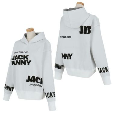 ジャックバニー Jack Bunny!!　レディース ロゴジャカード 長袖 ドロップショルダー ニット フーディー 263-4272934　2024年モデル 詳細2