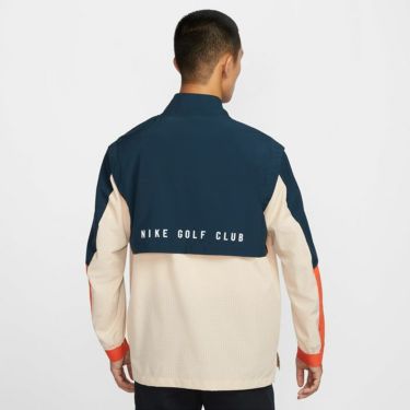 ナイキ NIKE　メンズ Dri-FIT 長袖 ハーフジップ ジャケット FQ1156 126 サンドドリフト/アーモリーネイビー/ビンテージコーラル/ホワイト　2024モデル 詳細1