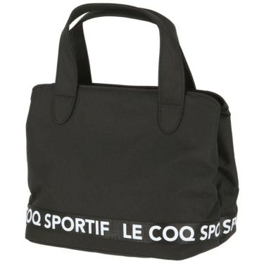 ルコック Le coq sportif　レディース ロゴテープ カートポーチ QQCVJA41 BK00 ブラック　2023年モデル 詳細1