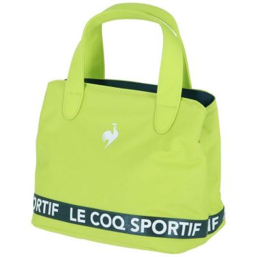 ルコック Le coq sportif　レディース ロゴテープ カートポーチ QQCVJA41 LM00 ライム　2023年モデル ライム（LM00）