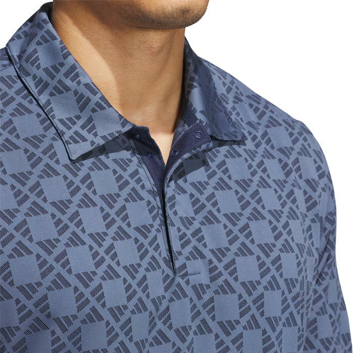 アディダス adidas　メンズ ULTIMATE365 総柄 ロゴジャガード 半袖 ポロシャツ JTX61　2024年モデル 詳細3