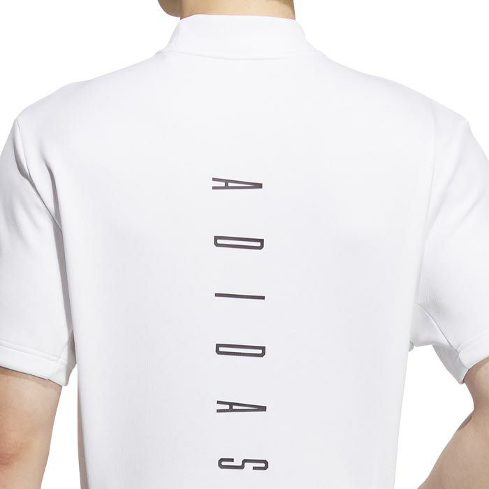アディダス adidas　メンズ ULTIMATE365 ロゴプリント 胸ポケット付き ストレッチ 半袖 モックネックシャツ JTY66　2024年モデル 詳細5