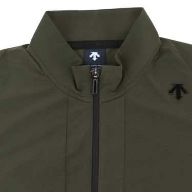 デサントゴルフ DESCENTE GOLF　メンズ ロゴデザイン ジャージー 生地切替 ストレッチ 長袖 フルジップ ジャケット DG4FJG01M　2024年モデル 詳細3