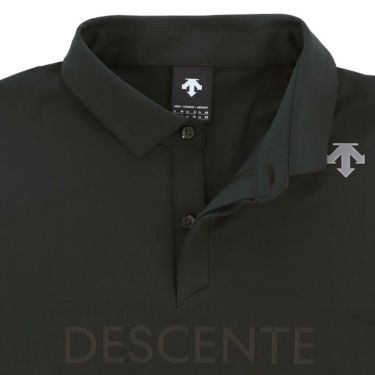 デサントゴルフ DESCENTE GOLF　メンズ ロゴプリント ベアスムース 生地切替 長袖 ポロシャツ DG4FLS03M　2024年モデル 詳細4