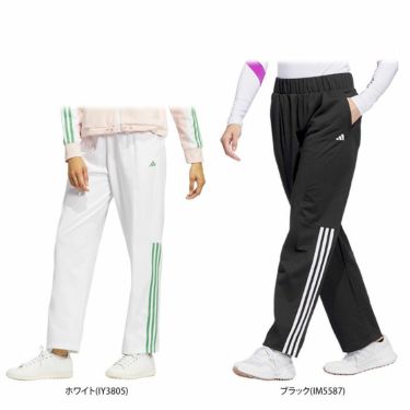アディダス adidas　レディース ULTIMATE365 スリーストライプス ストレッチ ストレート ロングパンツ JRY41　2024年モデル [裾上げ対応1●] 詳細1