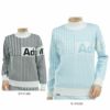 アドミラル Admiral　レディース ロゴジャガード パターンミックス 長袖 ボトルネック セーター ADLA470　2024年モデル