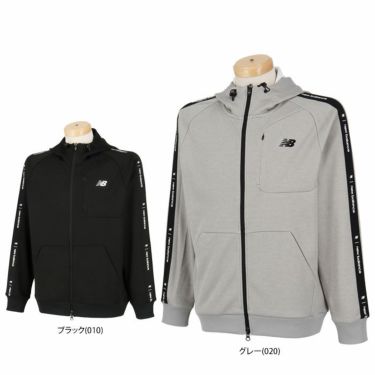 ニューバランスゴルフ　メンズ SPORT ロゴテープ スウェット 長袖 フルジップ フーディー 012-4262001　2024年モデル