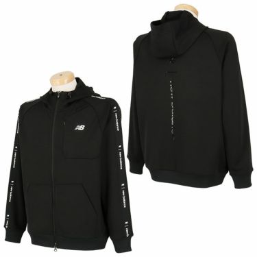 ニューバランスゴルフ　メンズ SPORT ロゴテープ スウェット 長袖 フルジップ フーディー 012-4262001　2024年モデル 詳細2